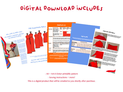Courteney Dress - Digital Sewing Pattern