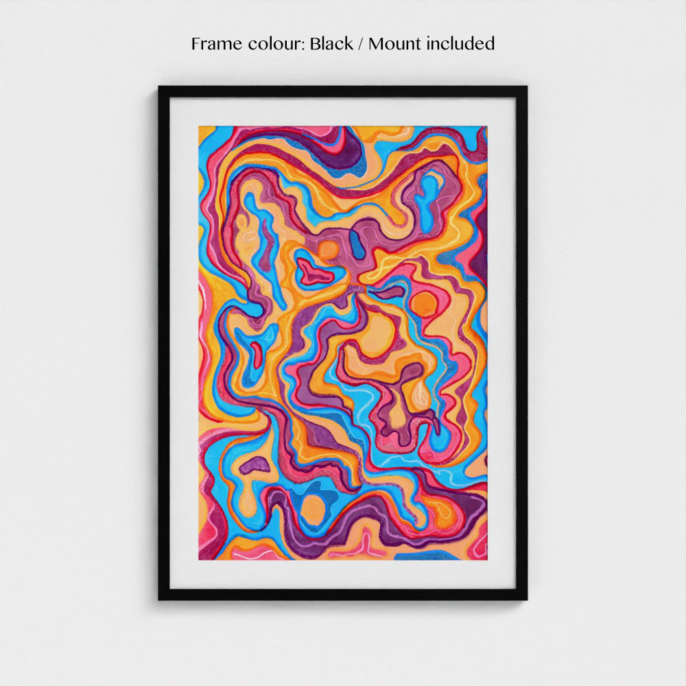 SUNDOWN - Art Print