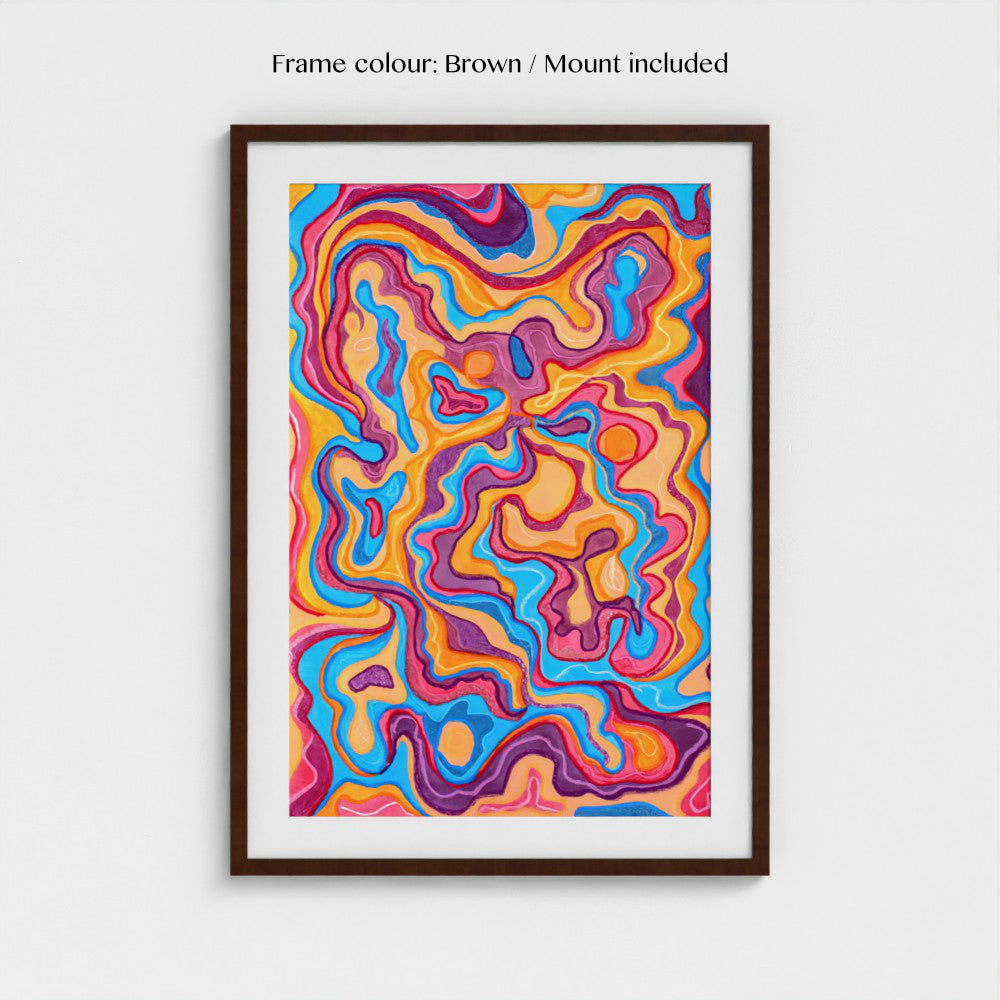 SUNDOWN - Art Print