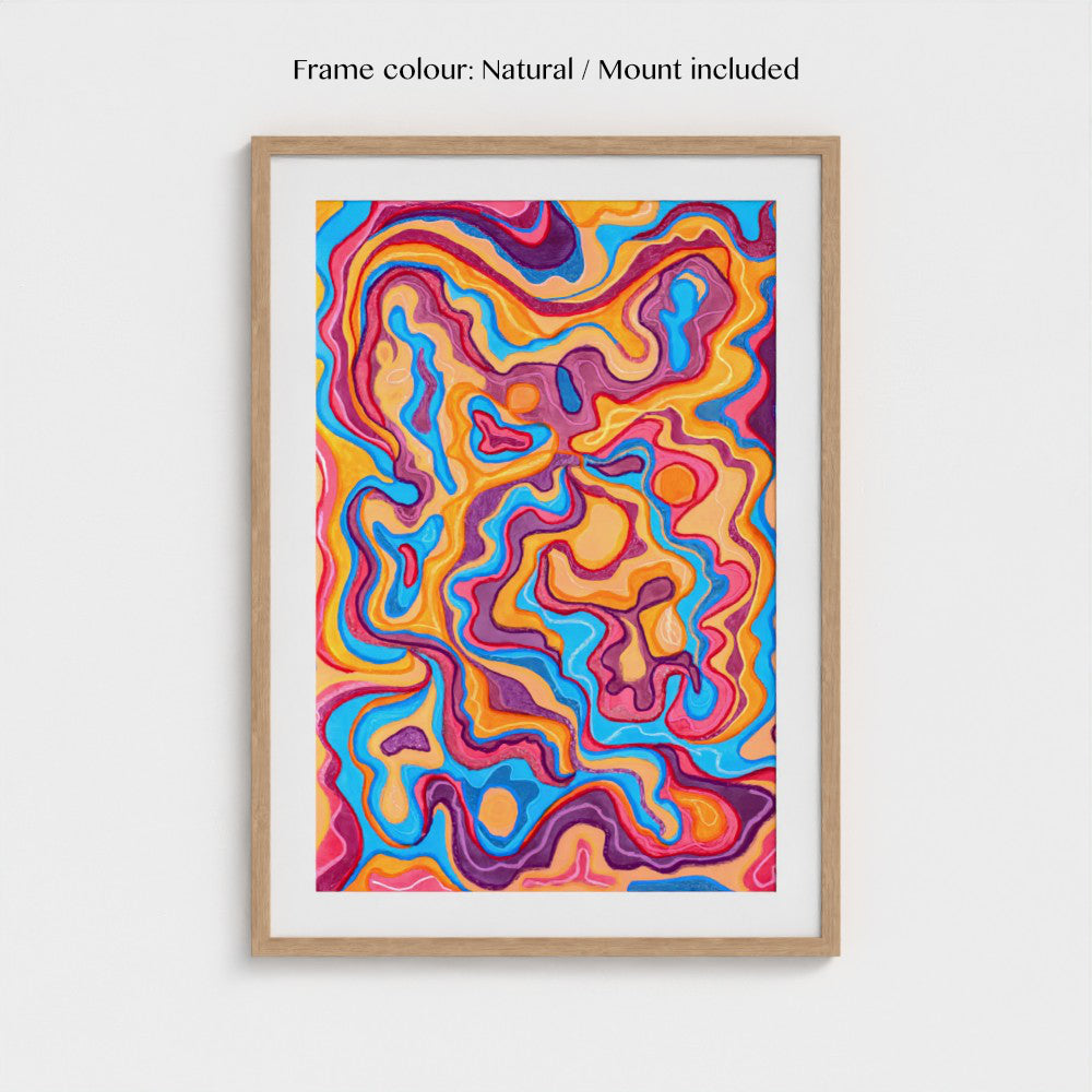 SUNDOWN - Art Print