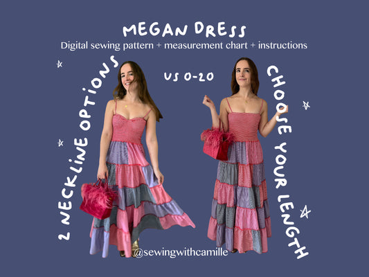 Megan Dress - Digital Sewing Pattern